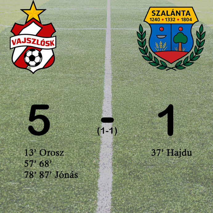 Vajszlói KSK - Szalánta Hunyadi SE